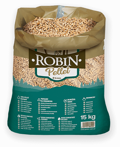 worek pelletu opałowego Robin do kupienia w Błaszkach lub sklepie internetowym